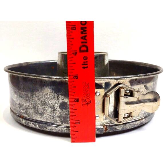 Vintage Springform Bunt Cake Pan 2 Piece Germany Made Country Kitchen Farmhouse - Picture 5 of 9